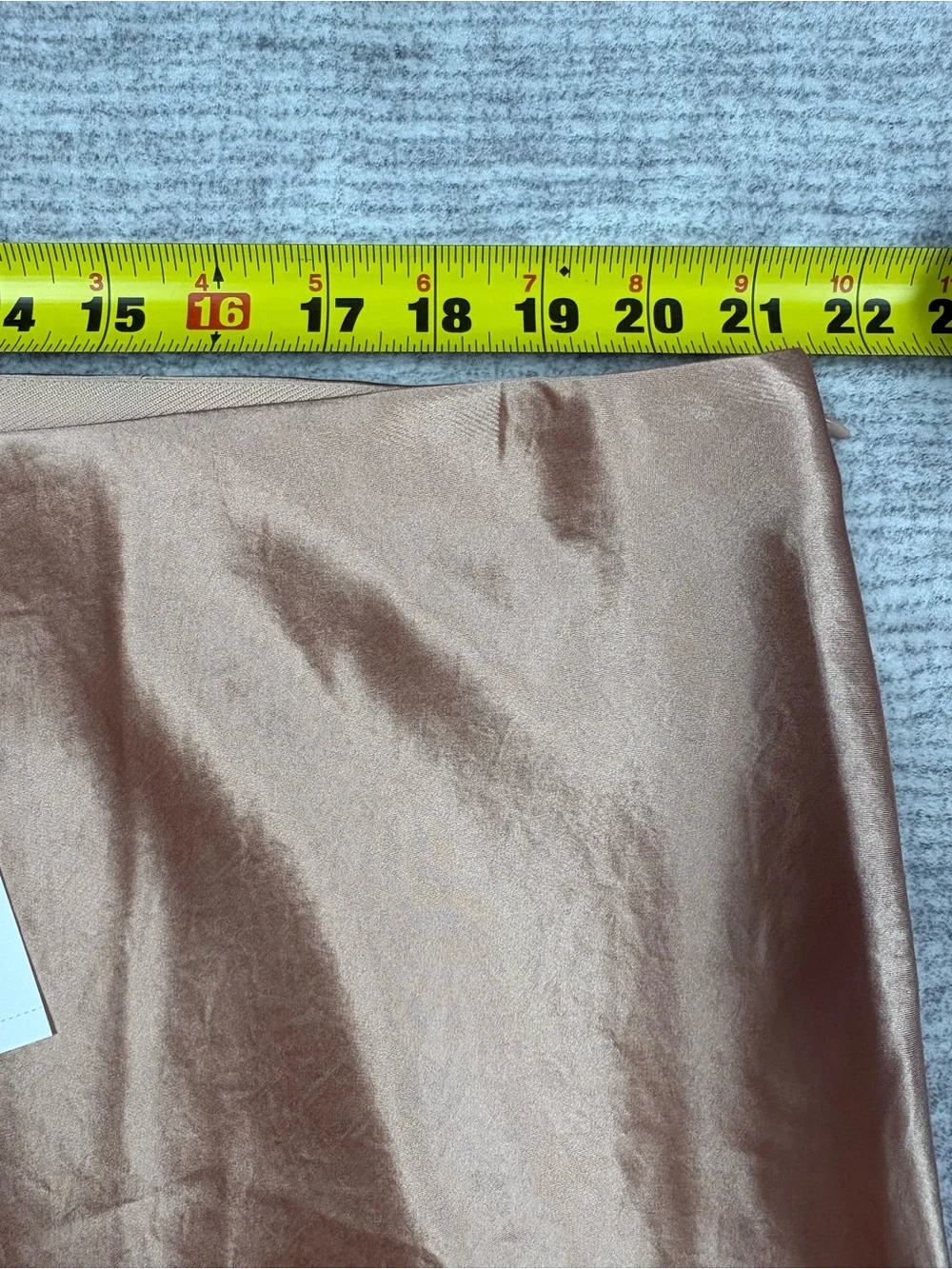 NWT Vince Side Slit Satin Midi Skirt Women’s XXL A Line Side Zip Elastic Waist